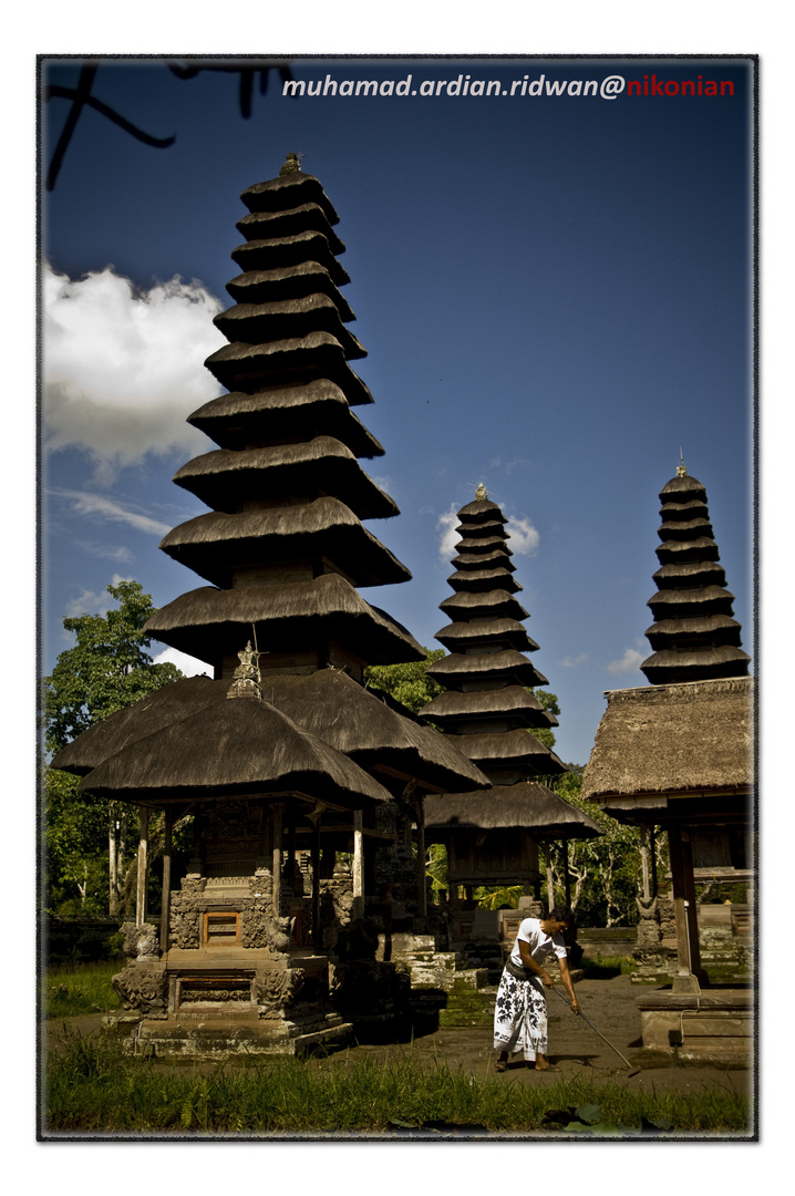 Pura (Balinese Hindu Temple) Taman Ayun, Mengwi Village, Bali - Indonesia