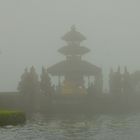 Pura Ulun Danu Bratan in the fog