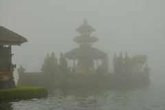 Pura Ulun Danu Bratan in the fog