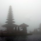 Pura Ulun Danu Bratan in the mist
