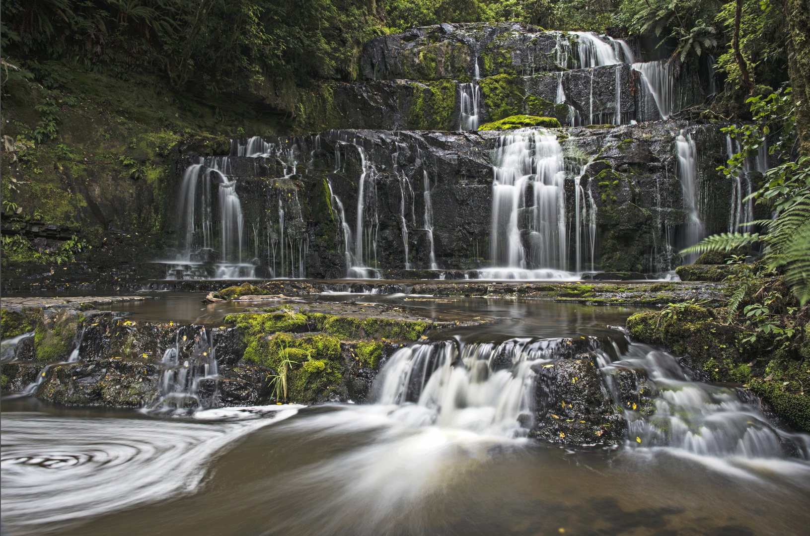 Purakaunui Falls Neuseeland 