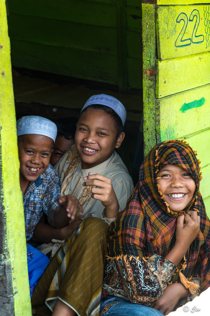 Purba Baru, Sumatra, Koranschule.3