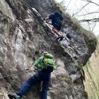 Purer Kletterspaß bei Casto in den Bergamasker Alpen....