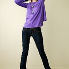 Purple Babydoll Shirt