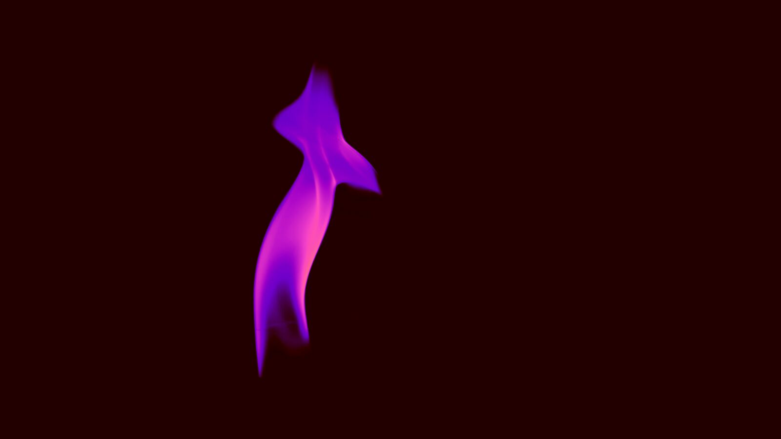 Purple flame