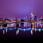 Purple Hour in Frankfurt