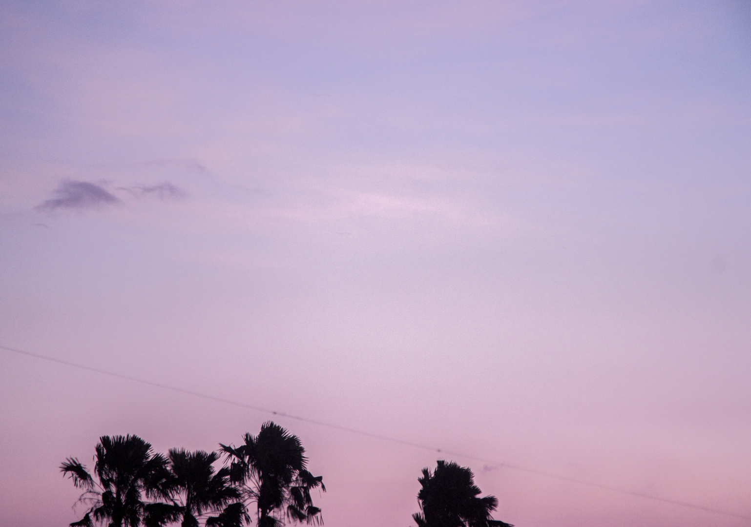 purple sky