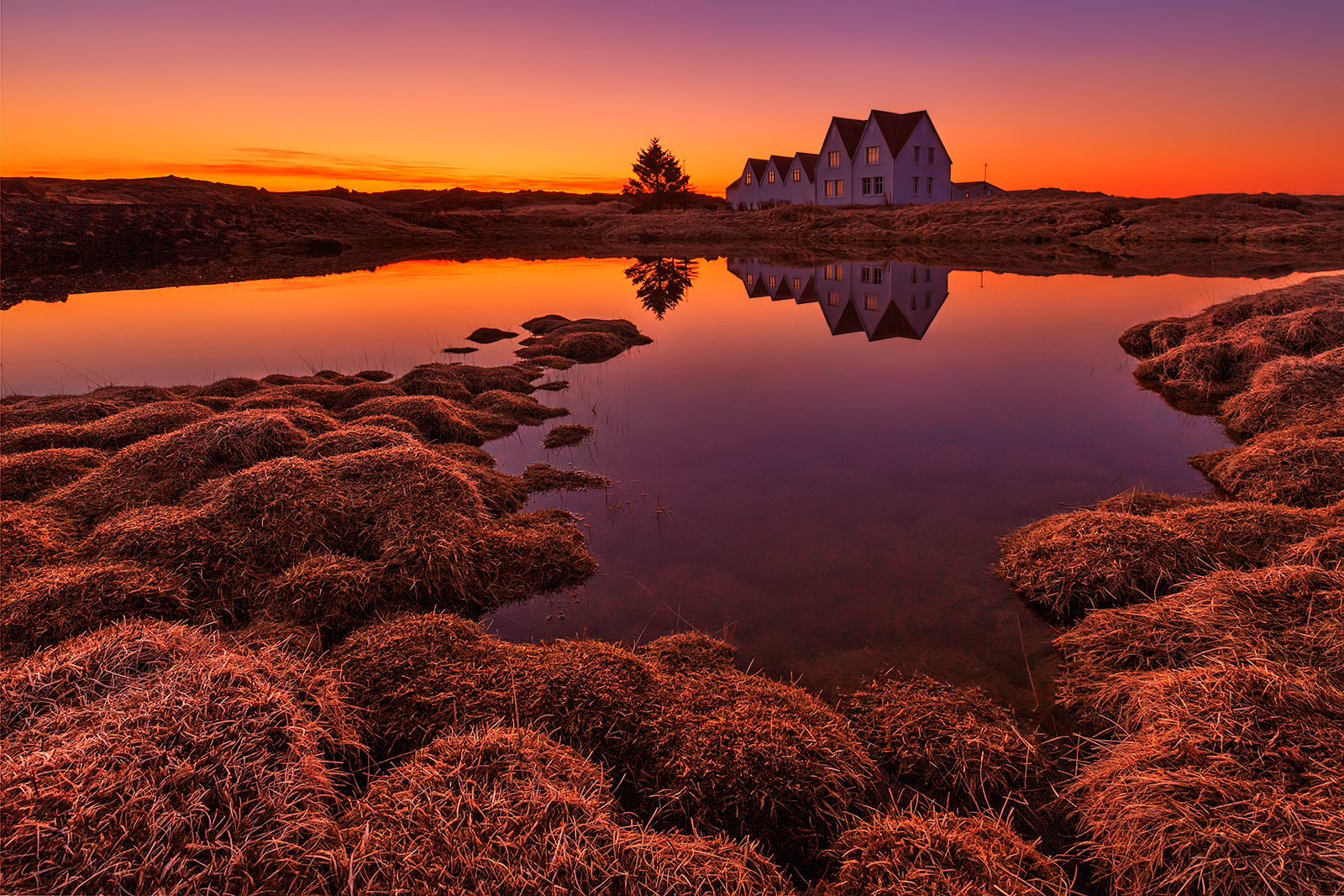 Purple Sunset Photo Image Nature Sunset Landscape Images At Photo Community