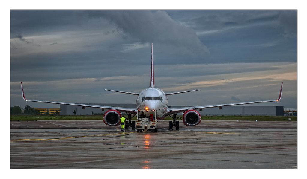 Pushback am frühen Morgen