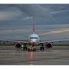 Pushback am frühen Morgen