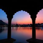 Pushkar at sunset