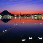 Pushkar at sunset