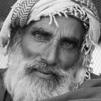 Pushkar camel fair bw