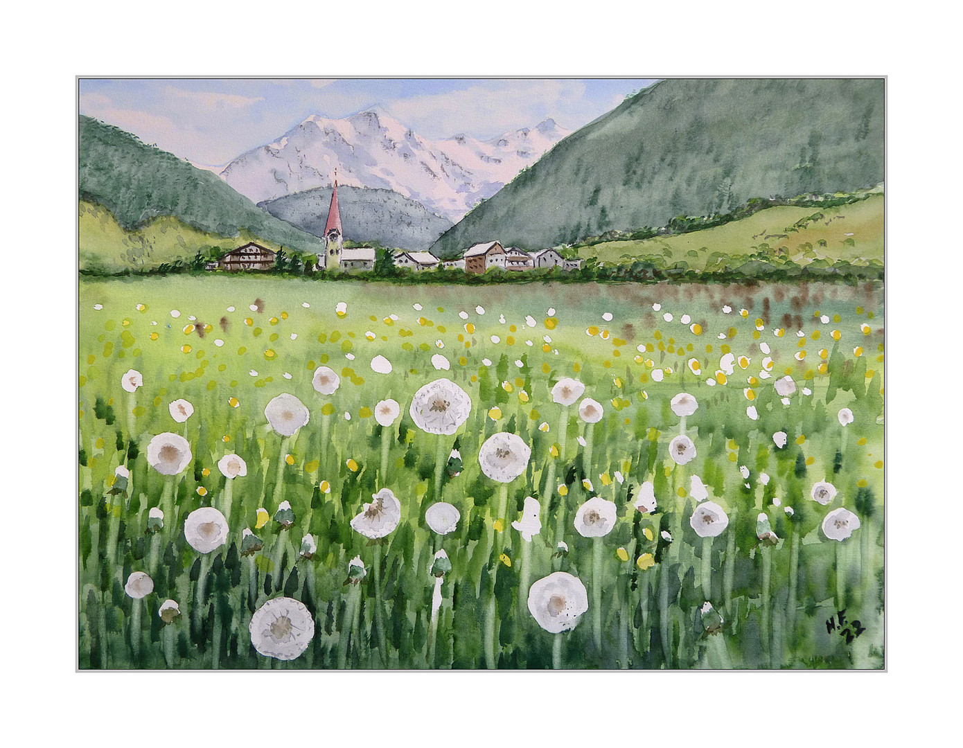 Pusteblumen in Tirol