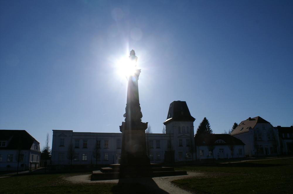 Putbus auf Rügen in der Abendsonne