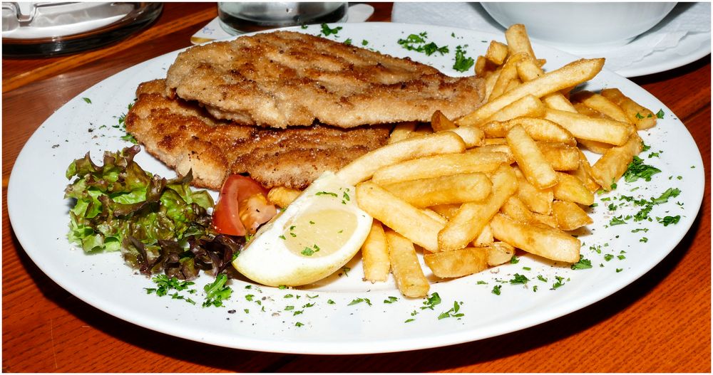 Putenschnitzel paniert