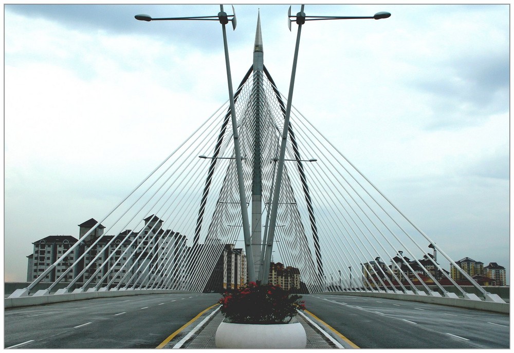 Putrajaya Bridge in Kuala Lumpur