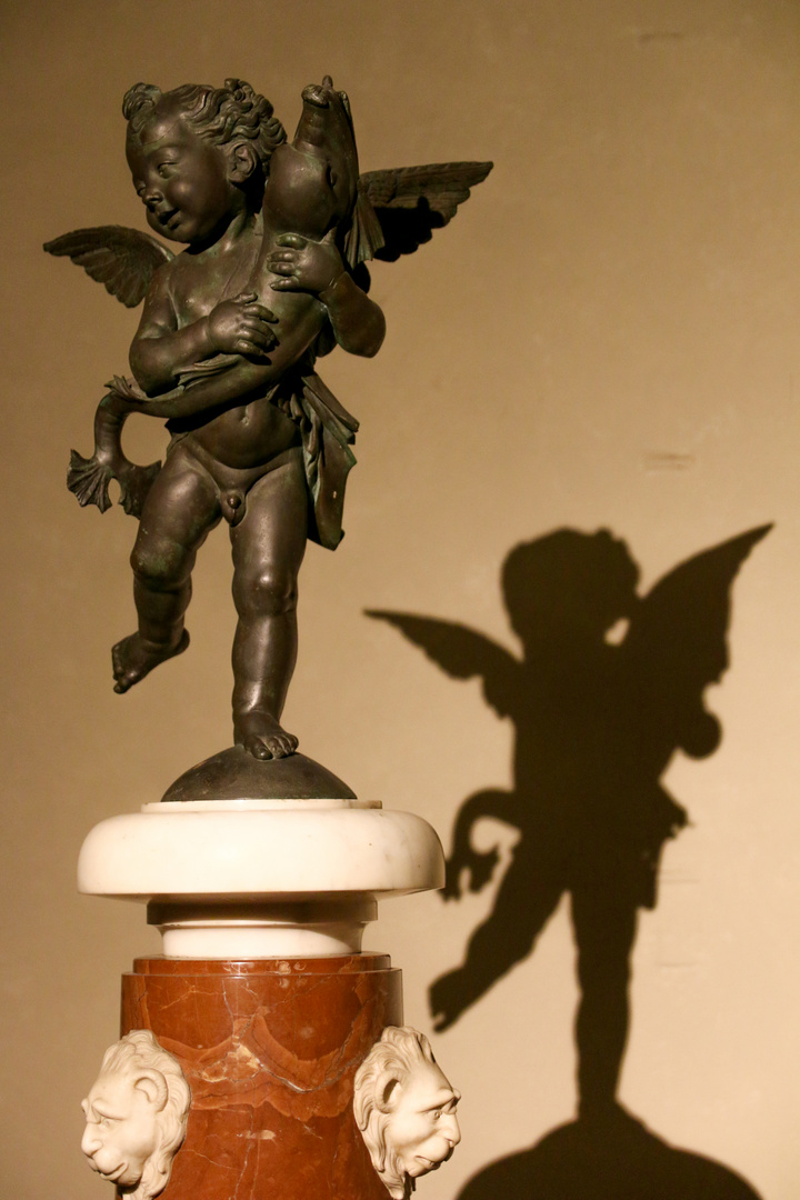 Putto mit Delphin im Palazzo Veccio