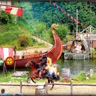 PUY - du - FOU - Cavalier en feu . 