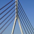 Pylon der neuen Rheinbrücke bei Wesel