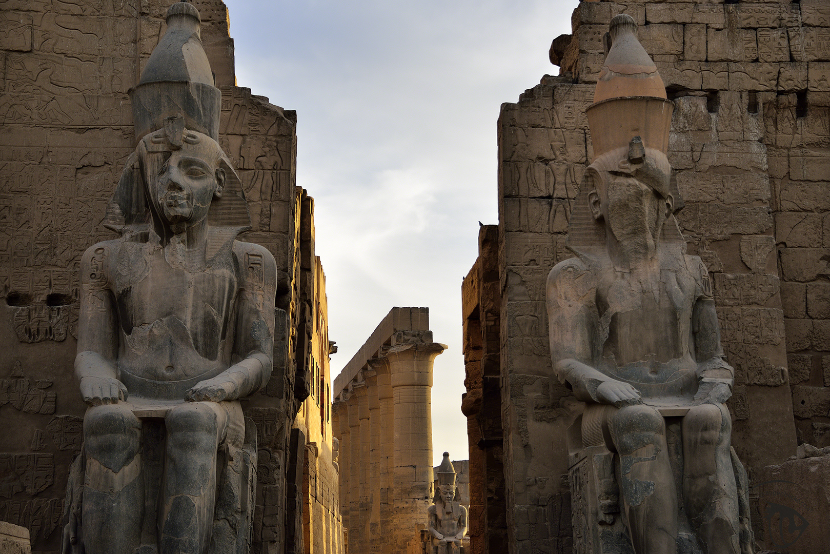 Pylon des Luxor Tempels