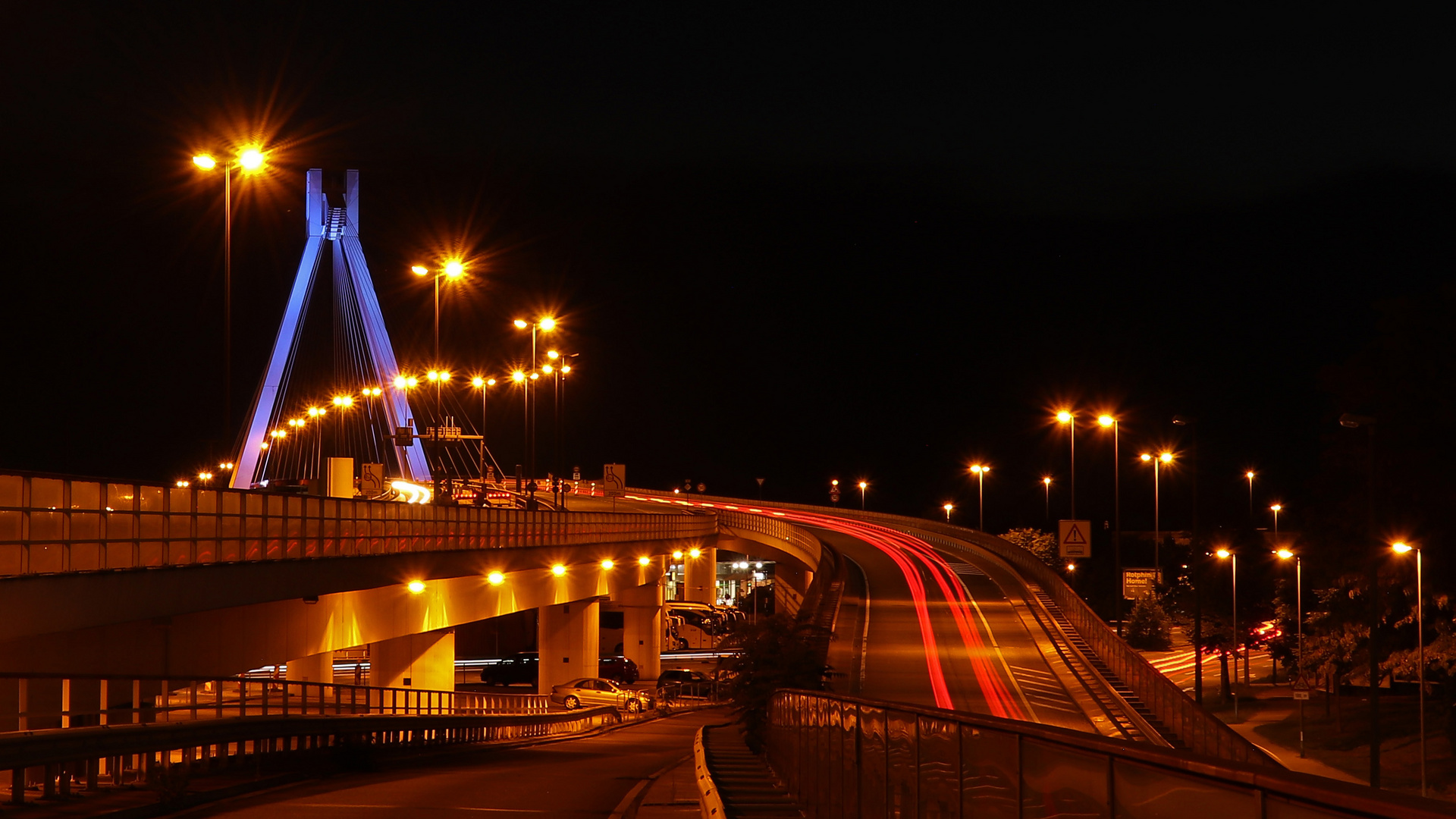 Pylonbrücke, Ludwigshafen