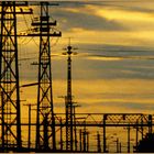 Pylons at Sunset