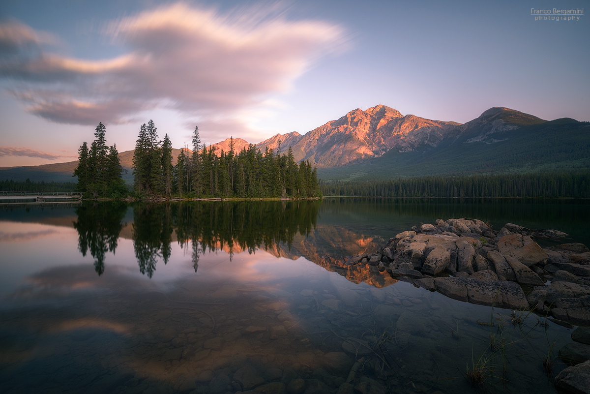 Pyramid Lake and Mountain