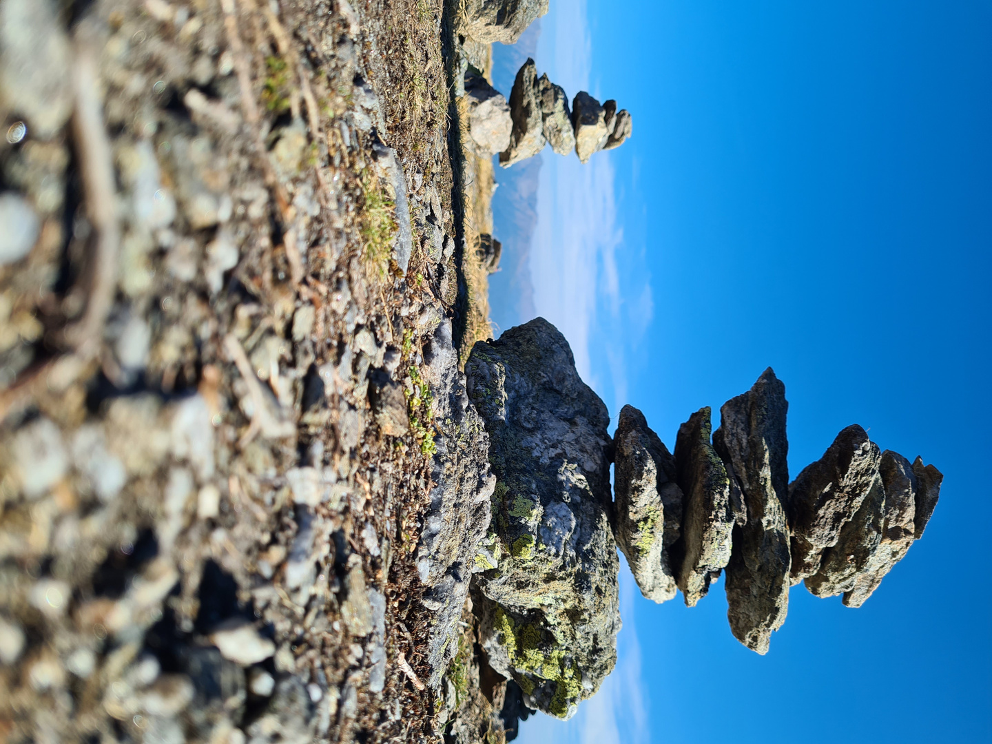 Pyramide am Gipfel