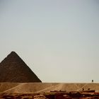 Pyramide in Gizeh nach Touristensturm