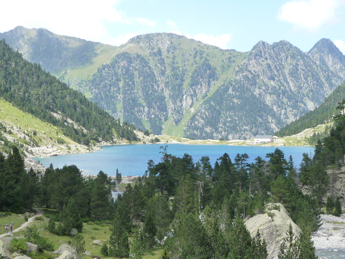 Pyrénées françaises-Au dessus de Cauterets Pont d'Espagne-lac de Gaube