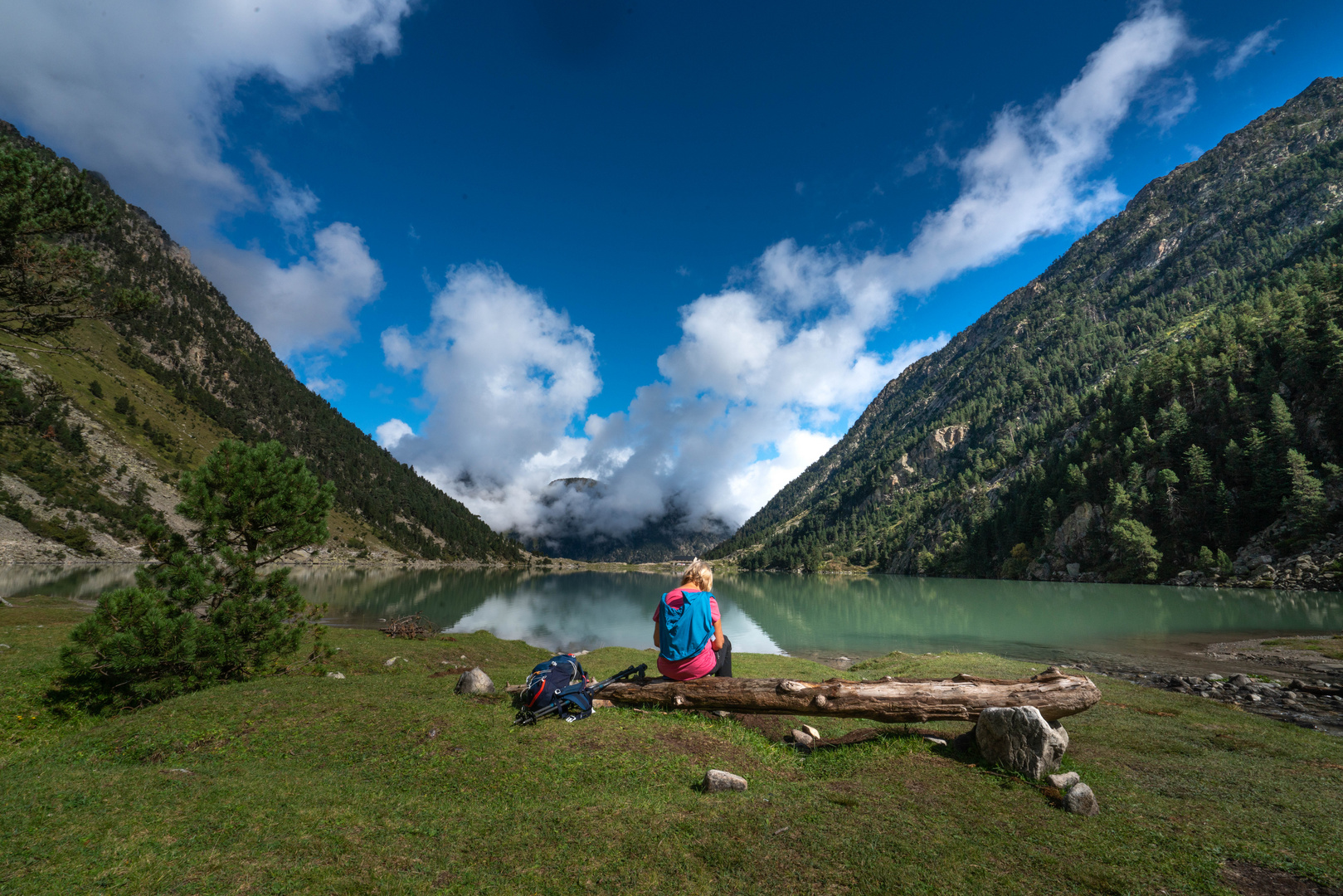 Pyrénées, lac de Gaube