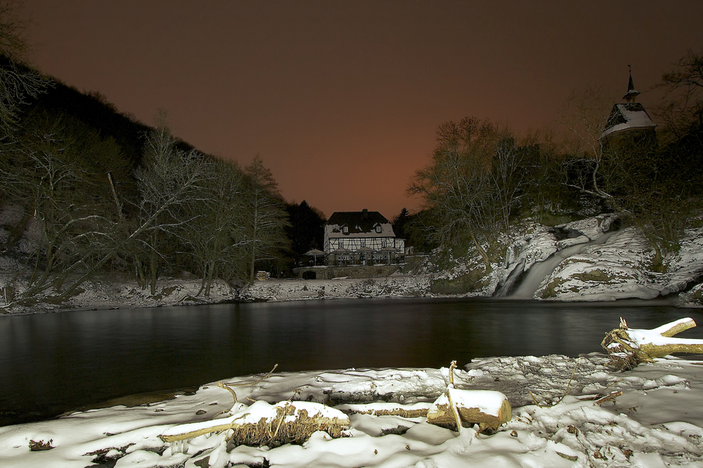 Pyrmonter Mühle mit Wasserfall