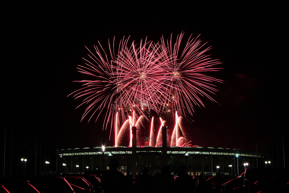 Pyronale Berlin im Olympiastadion