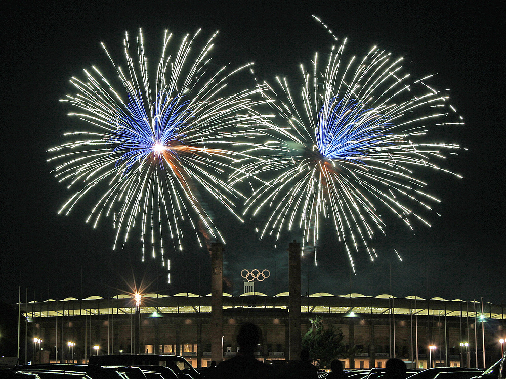 Pyronale Berlin im Olympiastadion 7.September 2013