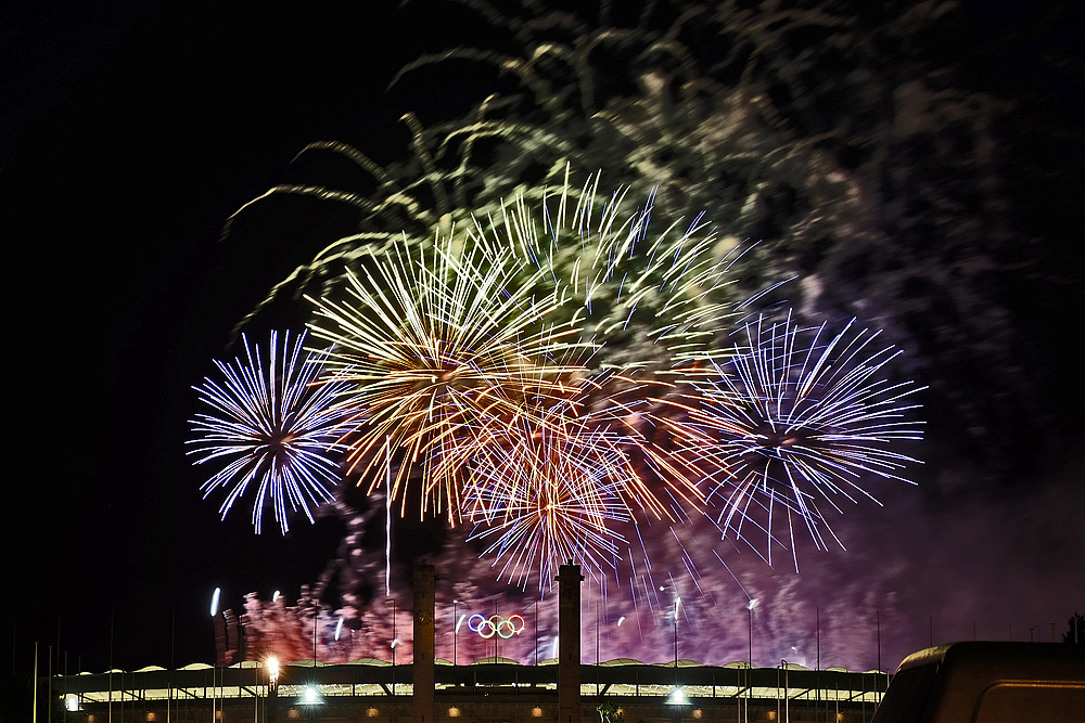 Pyronale im Berliner Olympiastadion