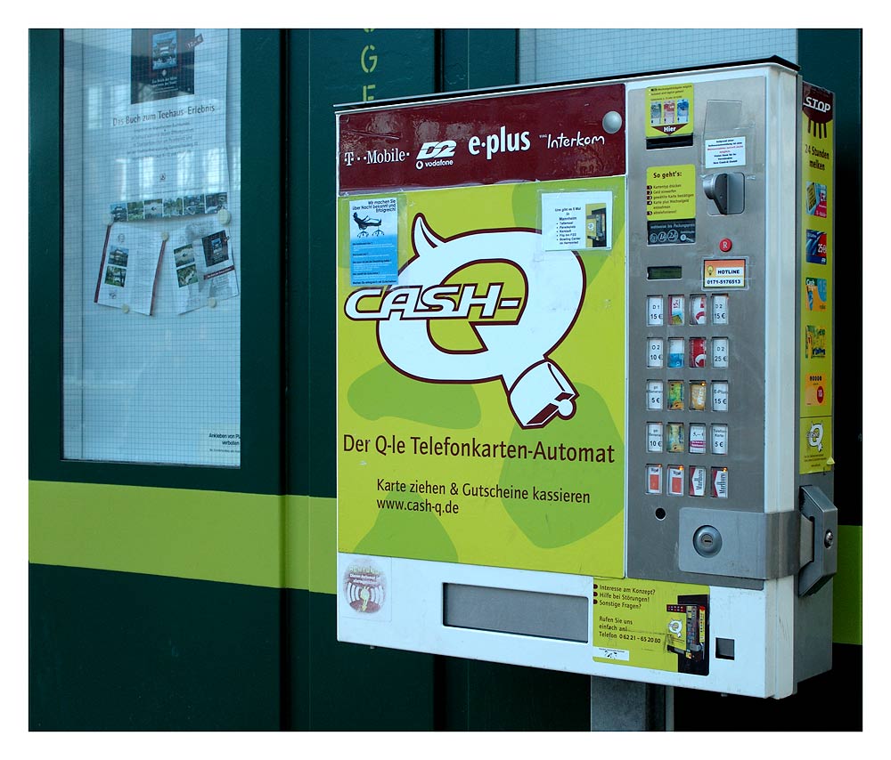 Q-ler Automat, hast mal Kleingeld?