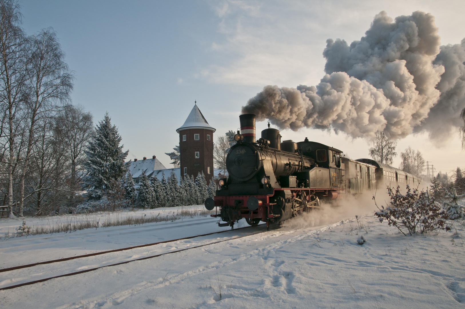 Q No. 350 "Karoline" auf dem Weg von Geesthacht nach Bergedorf Süd