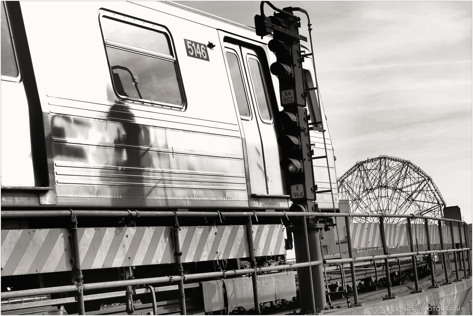 Q-Scape No.2 - Q Train and Wonder Wheel, Coney Island
