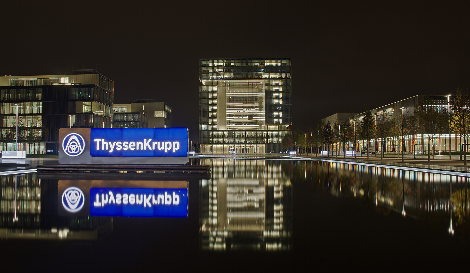 Q1, Headquarter-Gebäude des ThyssenKrupp Quartiers in Essen