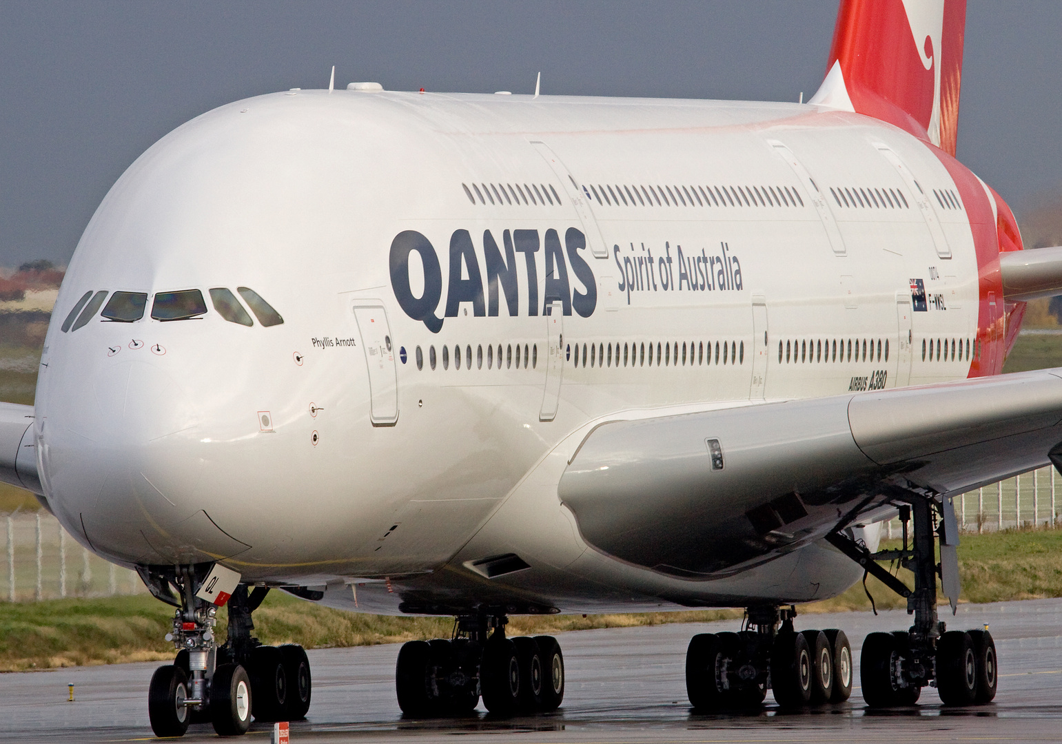 Qantas A380 VH-OQL/ Phyllis Arnott