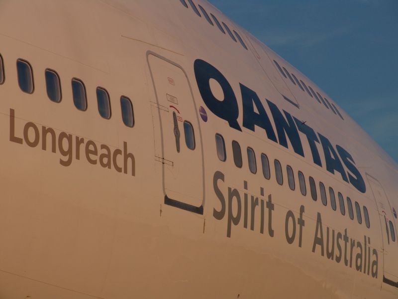 Qantas B744