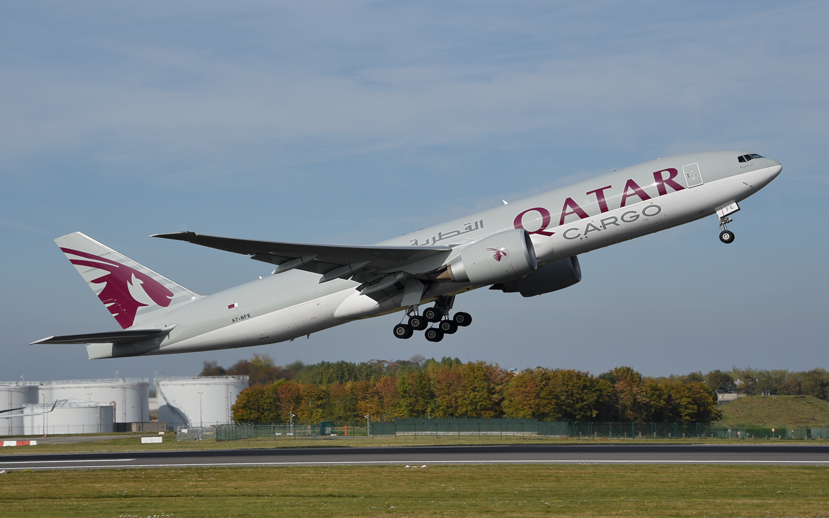 Qatar Airways Cargo Boeing 777 F A7-BFE