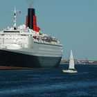 QE2 in Boston, 10. September 2005