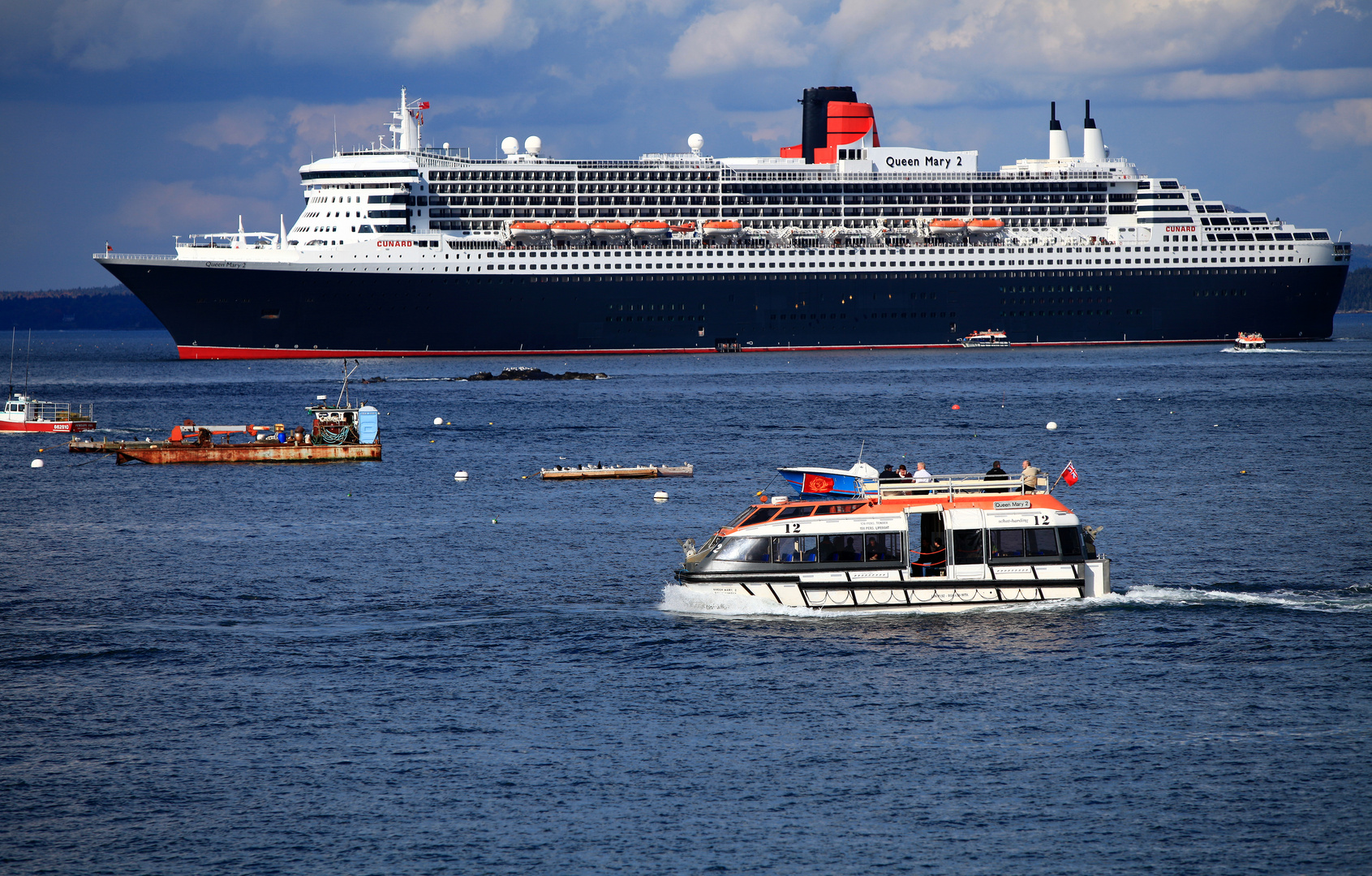 QM2 and Shuttle