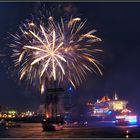 QM2, Blue Port & Fireworks