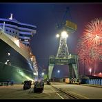 QM2 im Dock 2006