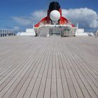 QM2 on Deck to NY