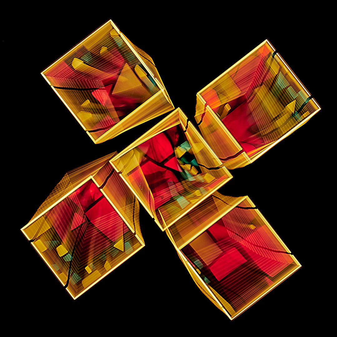 Quadrate Foto & Bild abstraktes, farben, formen Bilder auf