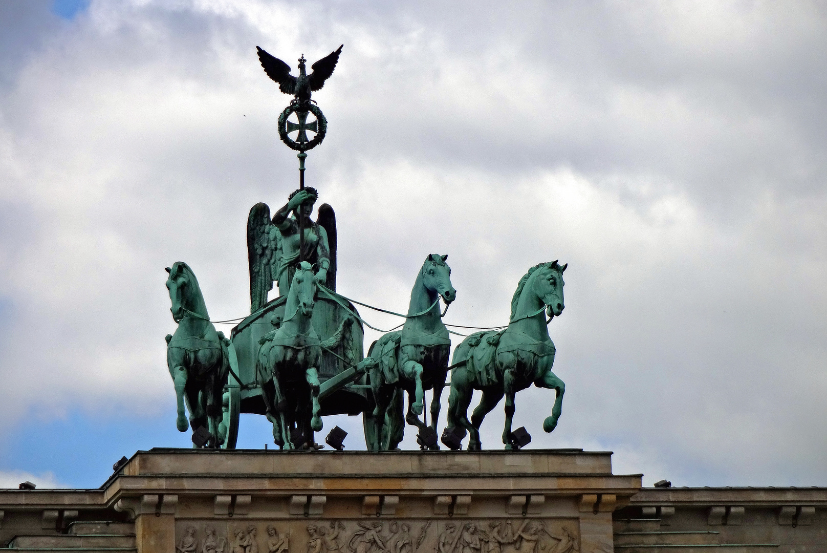 Quadriga auf dem Brandenburger Tor Berlin